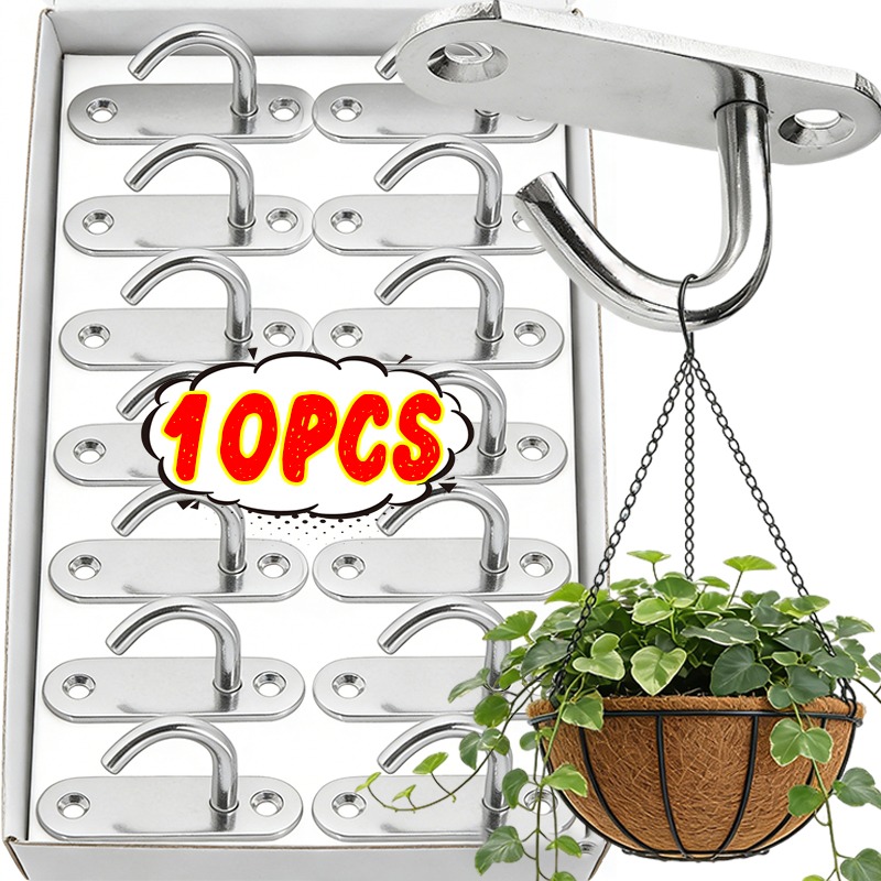 Spider Plant Hanging - 10/1pcs Heavy Duty J Hooks Stainless