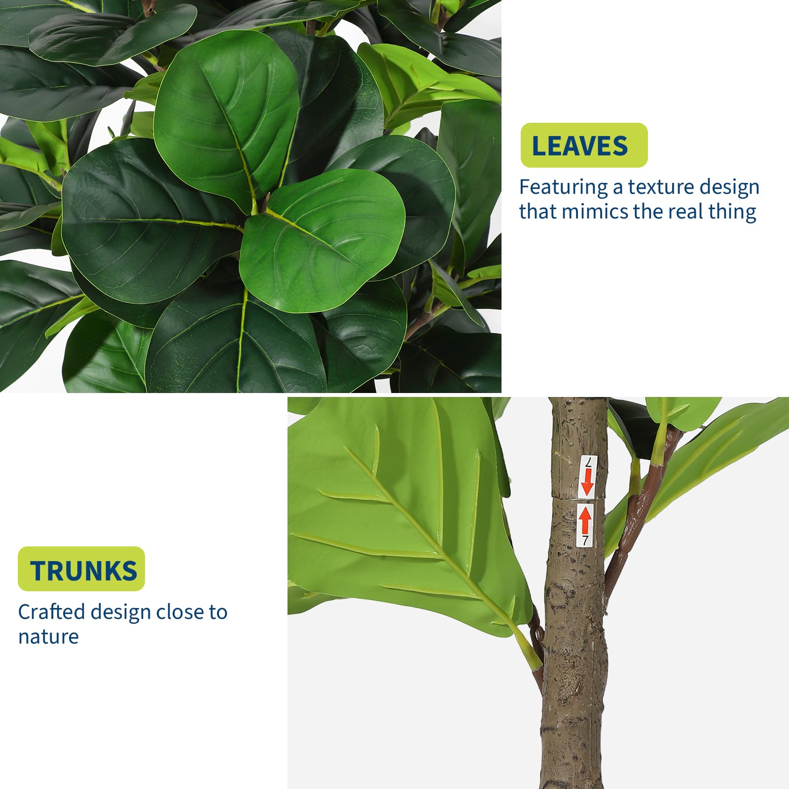 Artificial Fiddle Leaf Fig Tre - Ficus Lyrata Tree ulasan dan harga