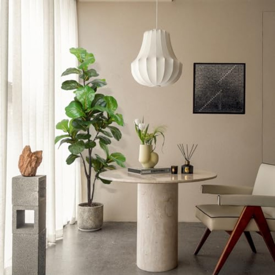 Artificial Fiddle Leaf Fig Tre - Ficus Lyrata Tree ulasan dan harga