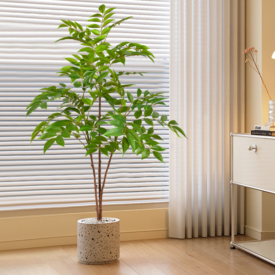 76-140cm Large Artificial Ficu - Ficus Lyrata Tree ulasan dan harga