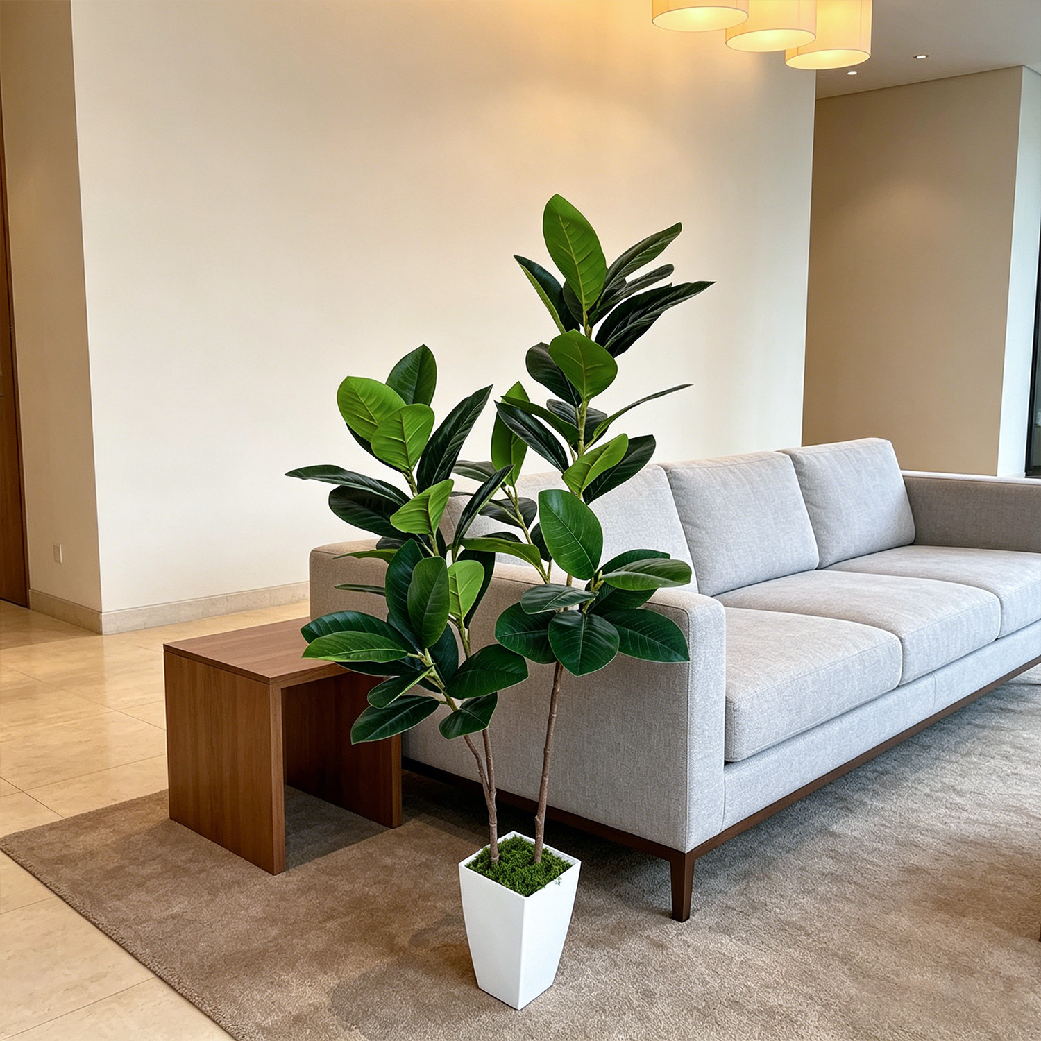 130cm/4.3ft Artificial Ficus L - Ficus Lyrata Tree ulasan dan harga