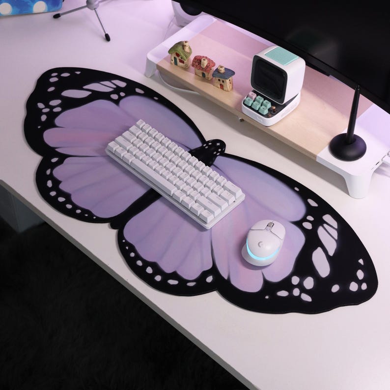 Purple Lilac Butterfly Deskmat - Tradescantia Purple ulasan dan harga