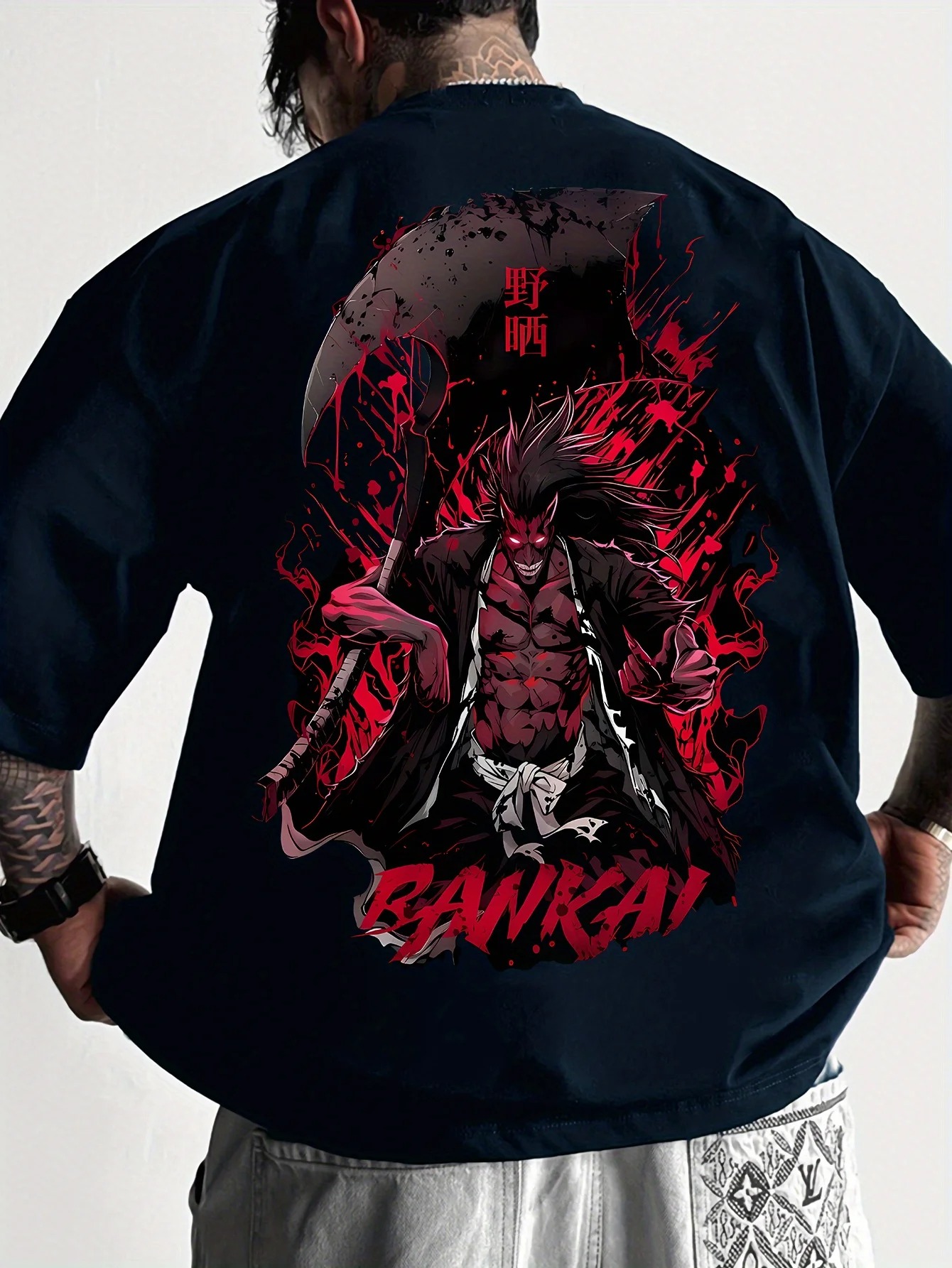 2026 BLEACH Kenpachi T-shirt A - Aglaonema Red ulasan dan harga
