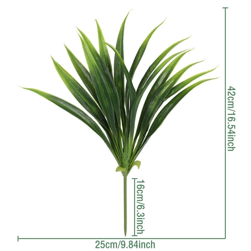 Realistic 42cm Artificial Orch - Spider Plant Hanging ulasan dan harga