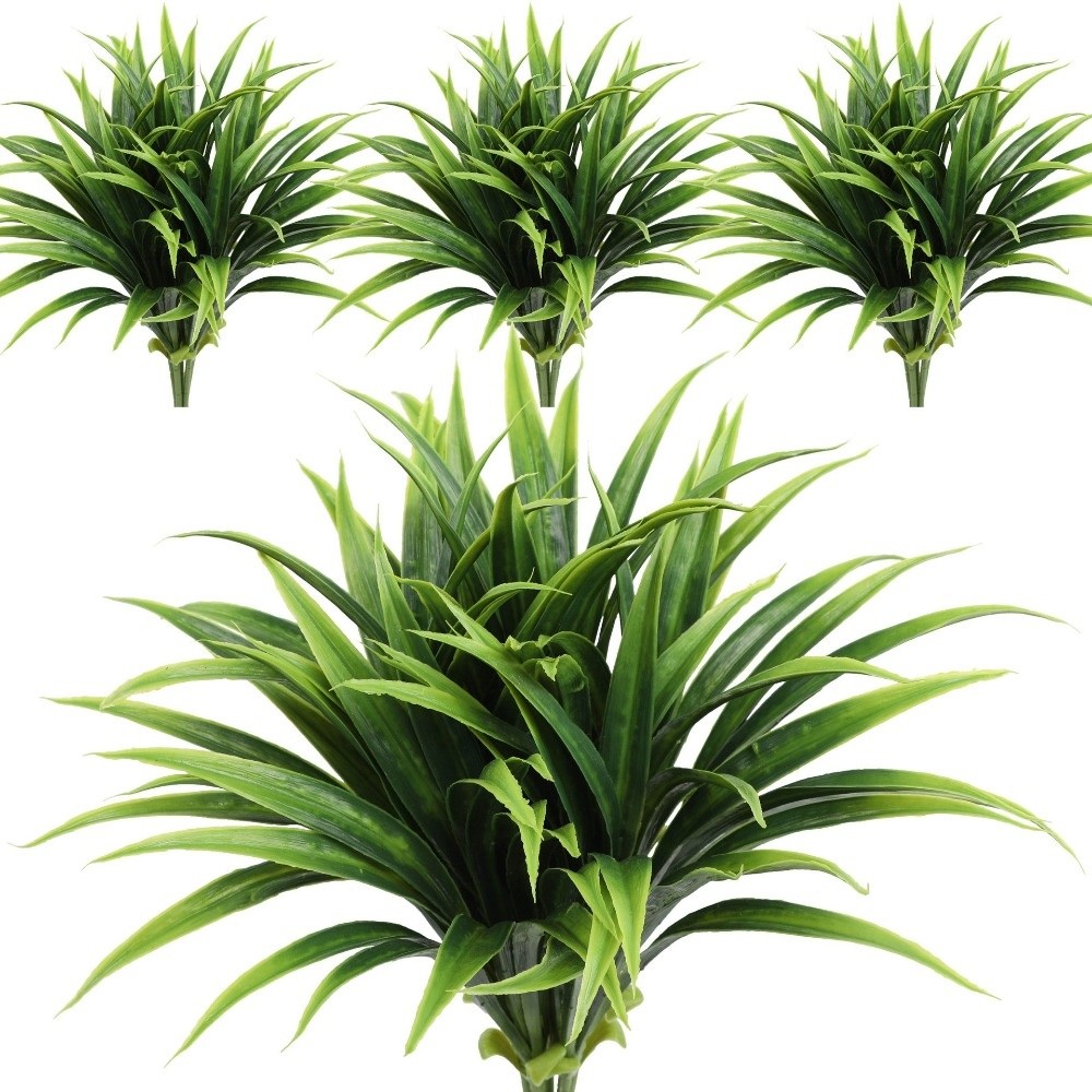Realistic 42cm Artificial Orch - Spider Plant Hanging ulasan dan harga