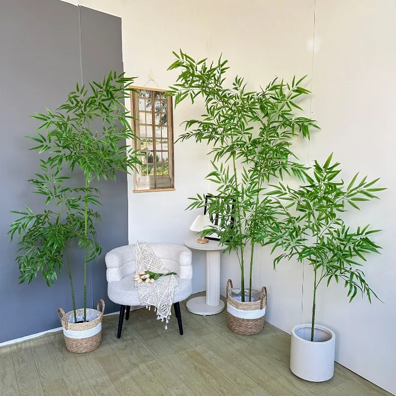 Artificial Bamboo Large Green  - Dracaena Marginata ulasan dan harga