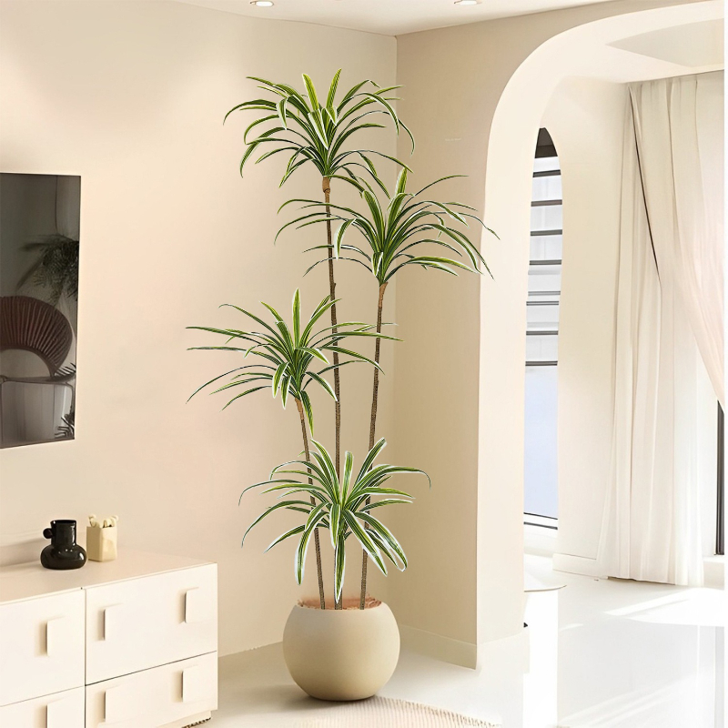 Artificial Dracaena Fake Plant - Dracaena Marginata ulasan dan harga