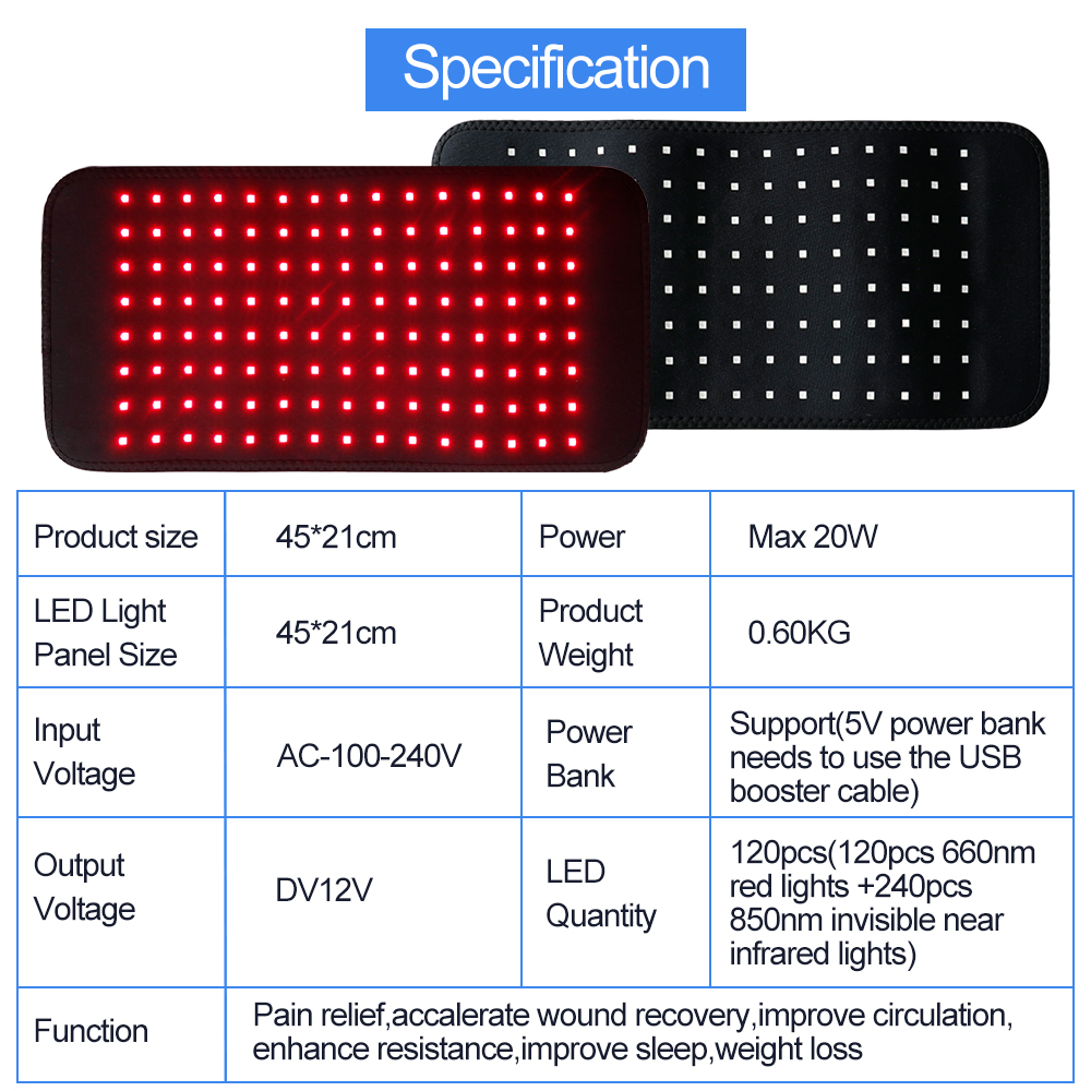 LED Red Light Belt 850nm and 6 - Aglaonema Red ulasan dan harga