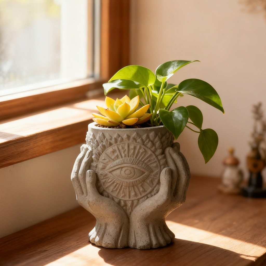 Guardian Eye Candle Cup Silico - Echeveria Succulent ulasan dan harga